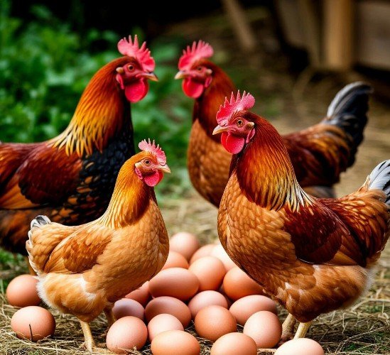 Курицы и яйца