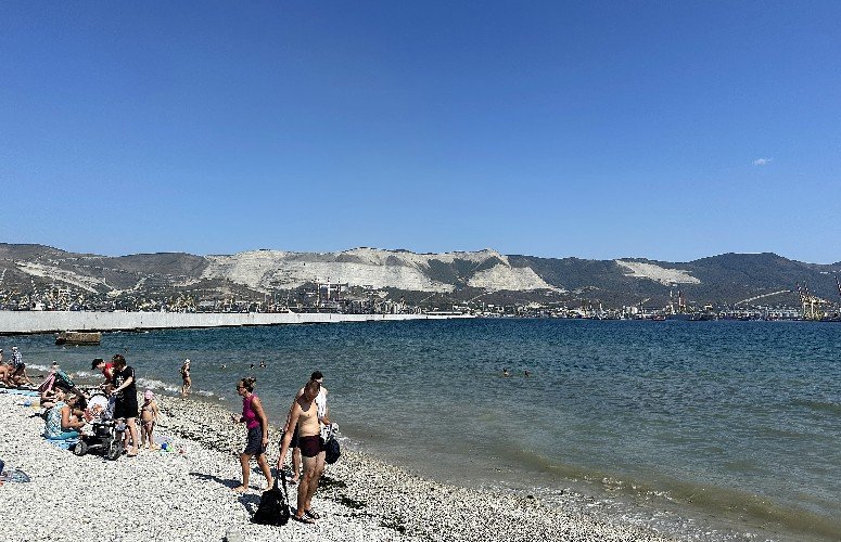 пляж в Новороссийске