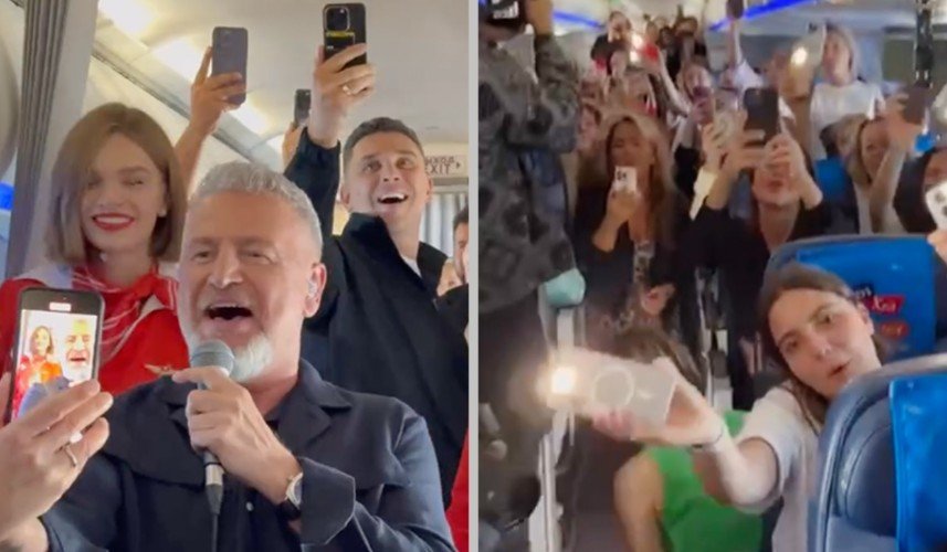 Леонид Агутин спел пассажирам рейса Москва-Сочи