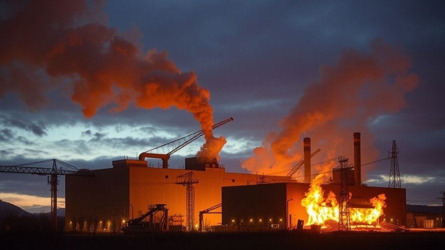 Афипский НПЗ и лес Геленджика горят после атаки дронов