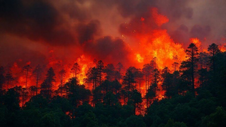 Ил-76 и самолет-амфибию привлекли к тушению пожара в Геленджике