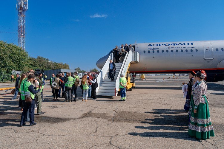 Открытие Краснодарского аэропорта