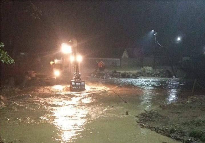 Разрушенная переправа