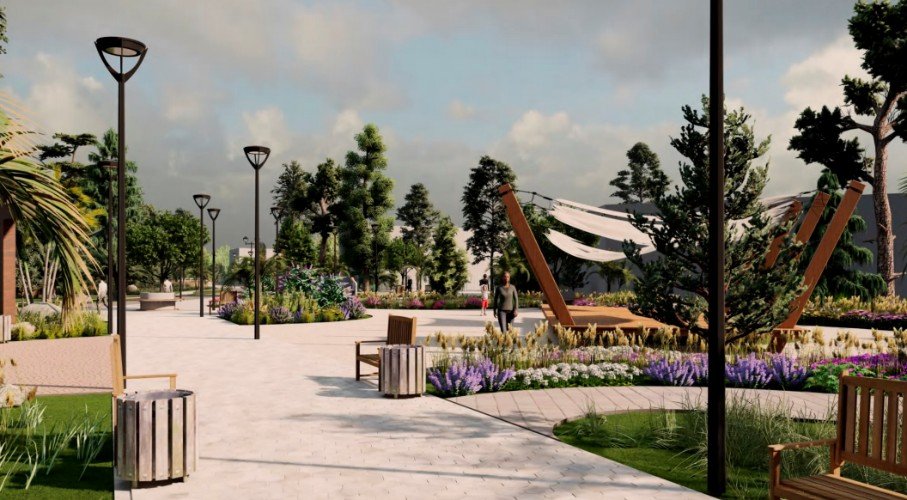 проект нового сквера