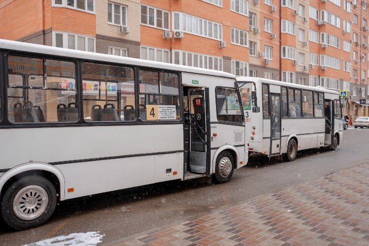 Автобусы на улицах города