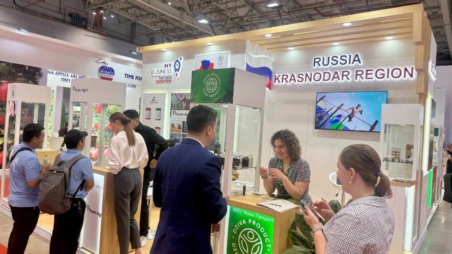 Стенды Краснодарского края на выставке во Вьетнаме