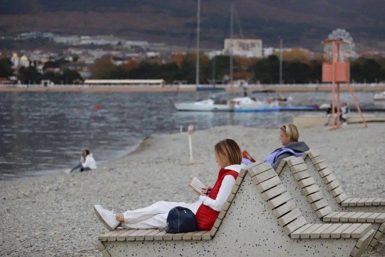 Зимний пляж