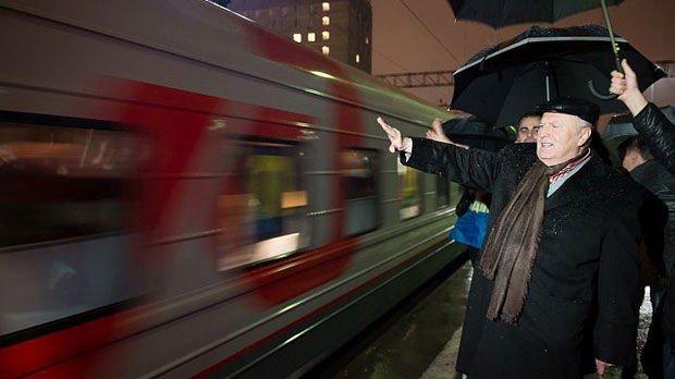 Брендированный поезд пустят из Москвы в Адлер 25 декабря