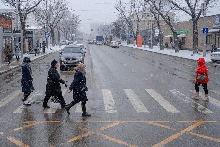 люди идет по переходу