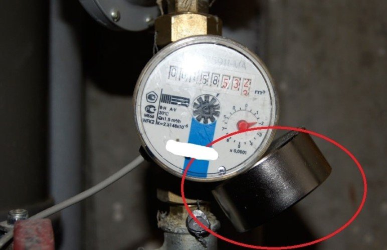 Магниты на счетчниках