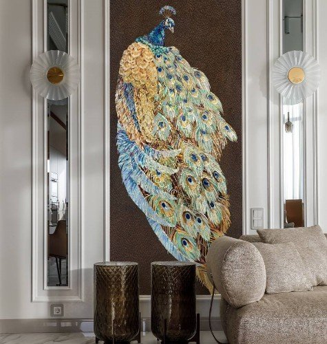 мозаика на стене