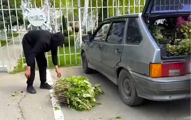 мужчина стоит около авто