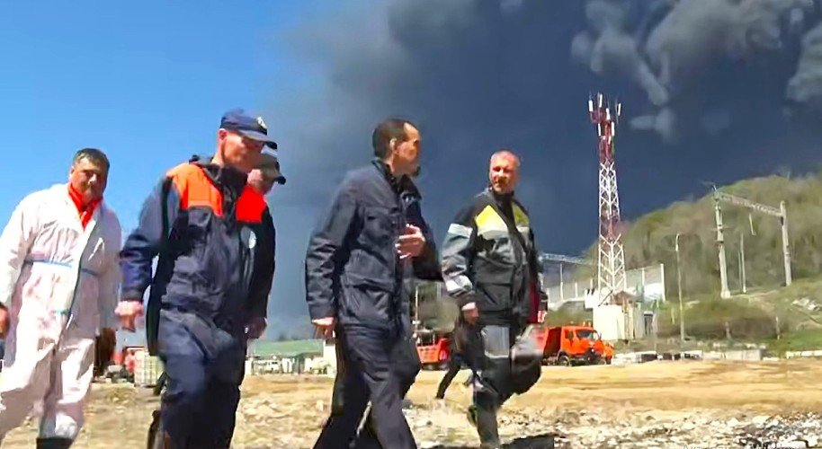 Губернатор Кубани прилетел в Туапсе с проверкой ликвидации последствий атаки БПЛА