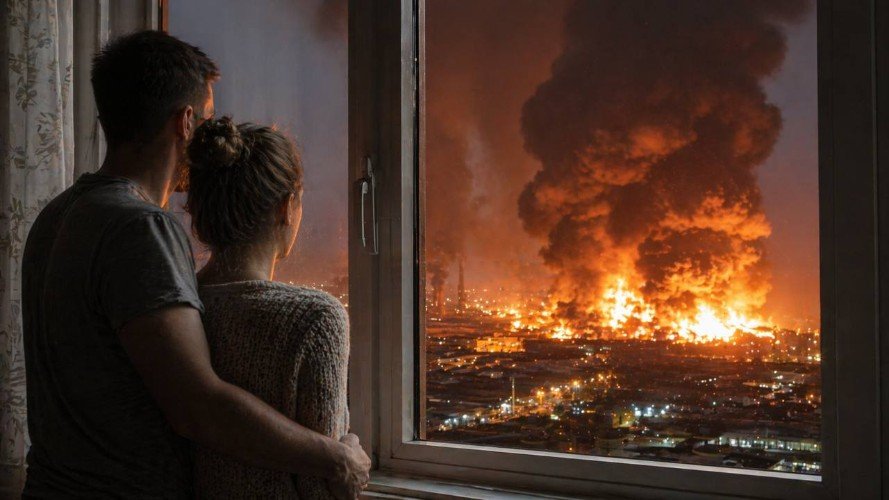 «Взрывы и зарево, все небо оранжевое»: атака на Туапсе глазами очевидцев