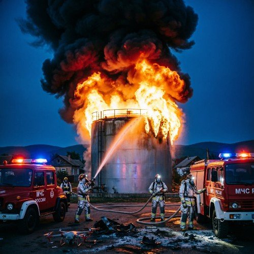 Пожар на терминале