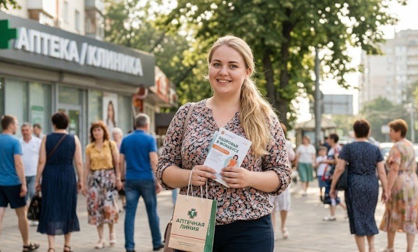 Девушка  с препаратами от ожирения