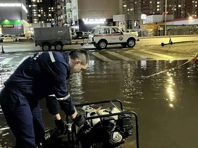 Устранение последствий ливня