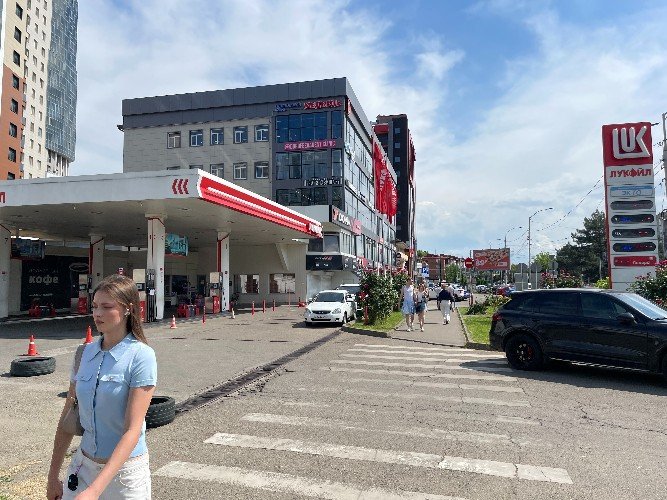 Неработающая заправка «Лукойл» в Краснодаре