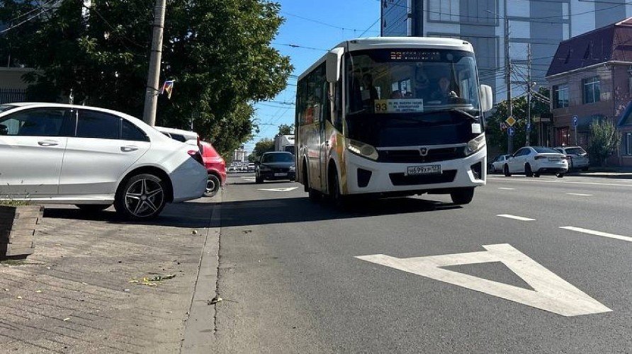 Выделенная полоса на улицах Краснодара