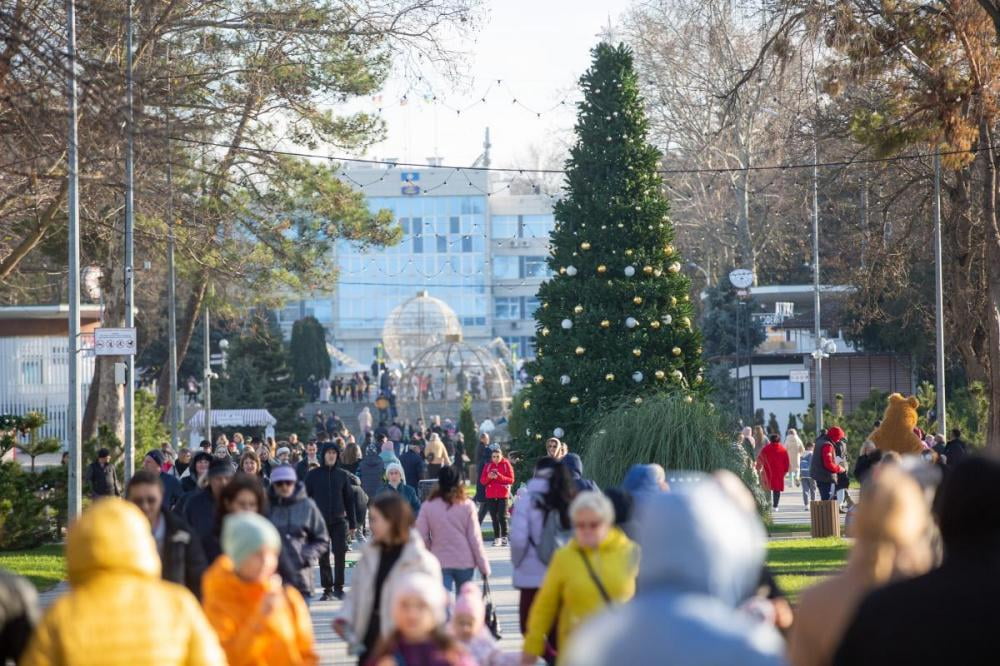 В новогодние праздники Анапа приняла 50 тыс туристов