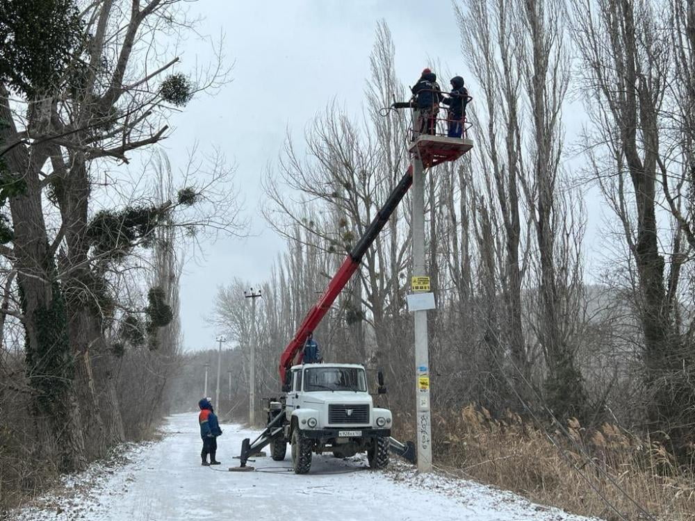 В Анапе восстановили электроснабжение, нарушенное из-за урагана