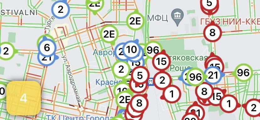 В Краснодаре общественный транспорт можно отследить в приложении