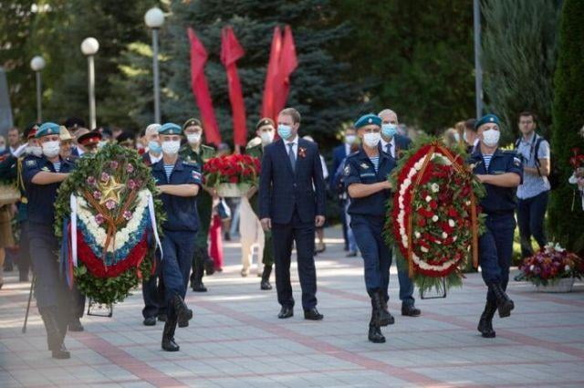 Анапа отмечает 77 годовщину освобождения от немецко-фашистских захватчиков