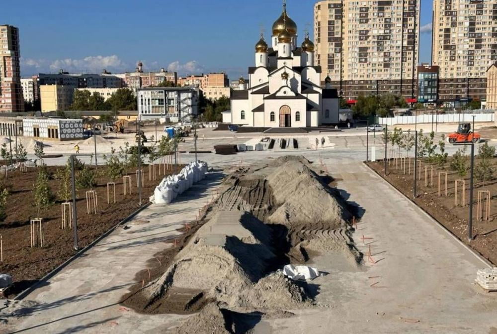 В Анапе благоустраивают Крещенский парк