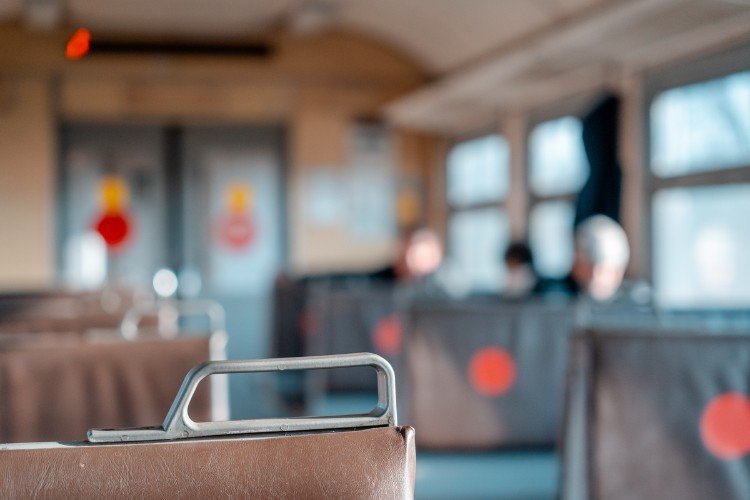 Вагон электрички.