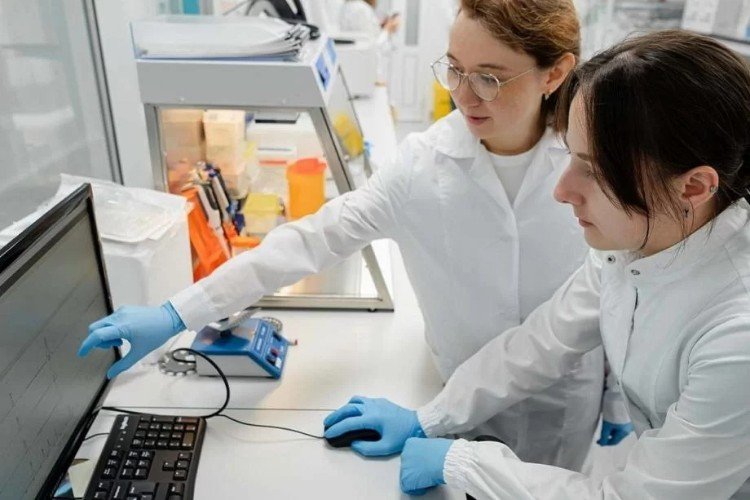 Ученые за работой.