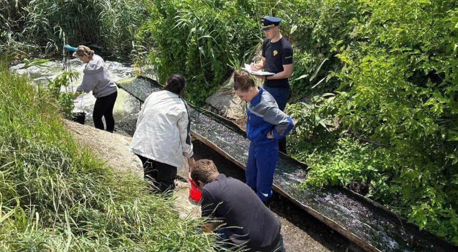 Проверка на реке Челбас