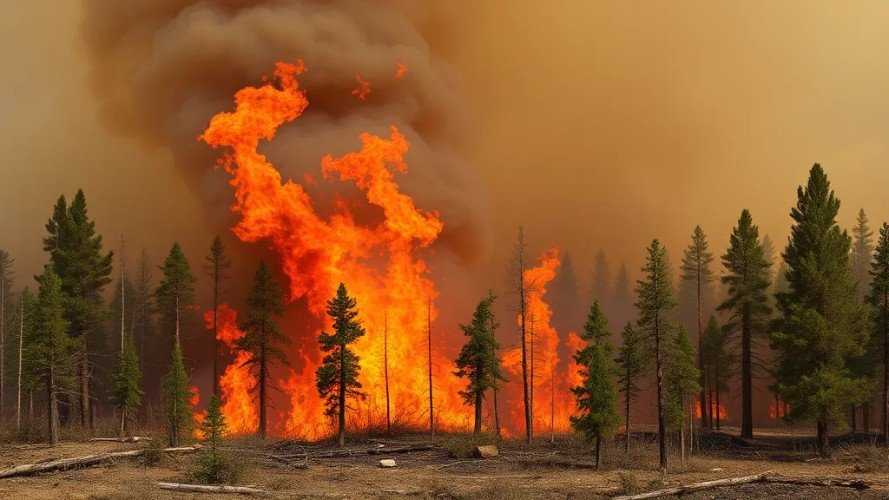 Высокий риск лесных пожаров сохраняется в Краснодарском крае