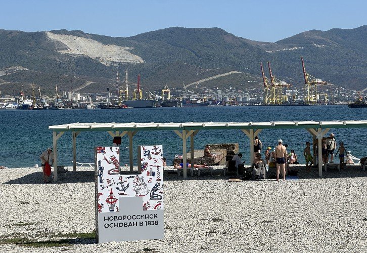 пляж в Новороссийске