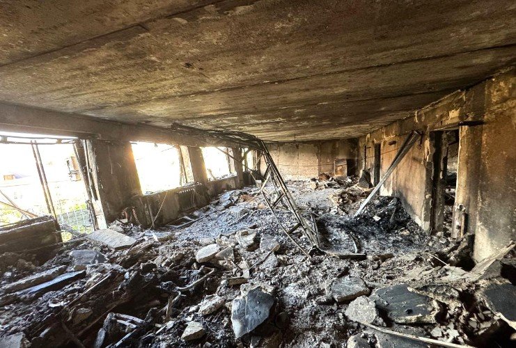 разрушенная квартира