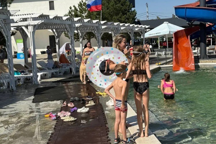 Семьи участников СВО отдыхают на базе отдыха в северской