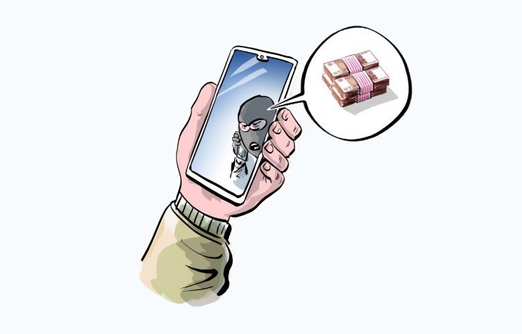 Картинка предупреждающая о мошенниках