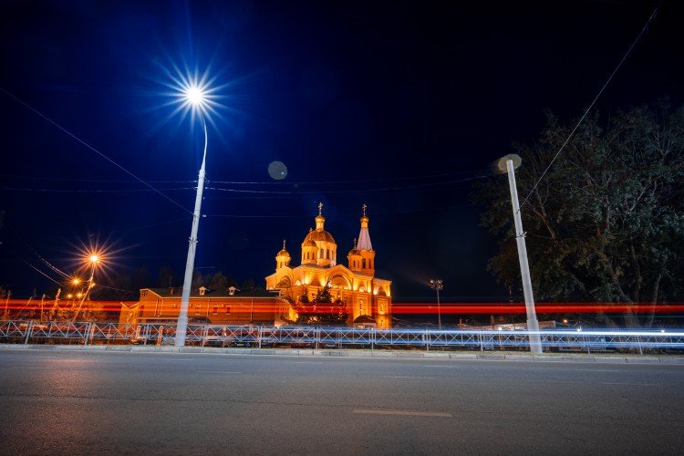 ночная улица города