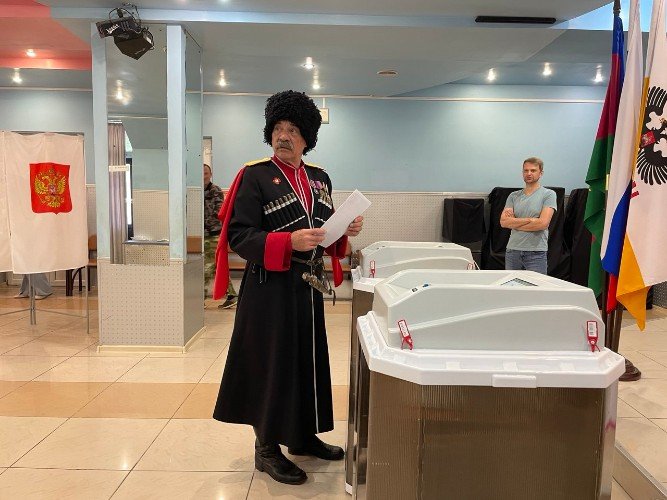 Казак на выборах