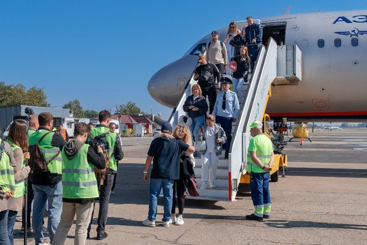 Пассажиры самолёта