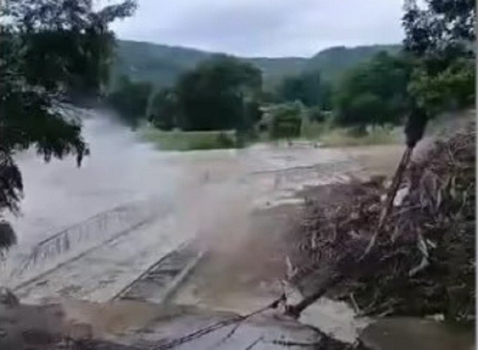 Смытый мост в Лермонтово