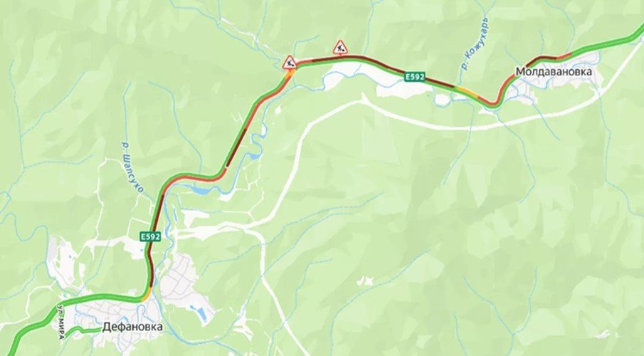 карта автодороги