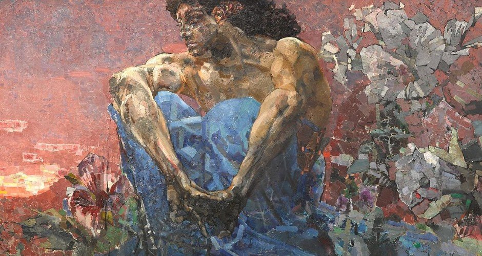 Картина Врубеля «Демон сидящий»