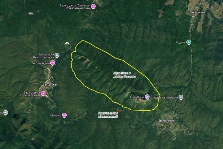 Границы новой охраняемой территории