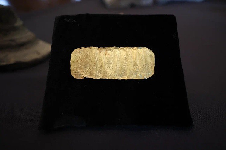 Золотая пластина