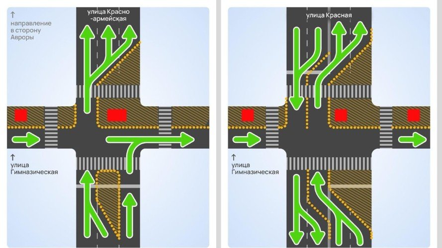 Движение в центре Краснодара ограничат 7 ноября на полтора месяца