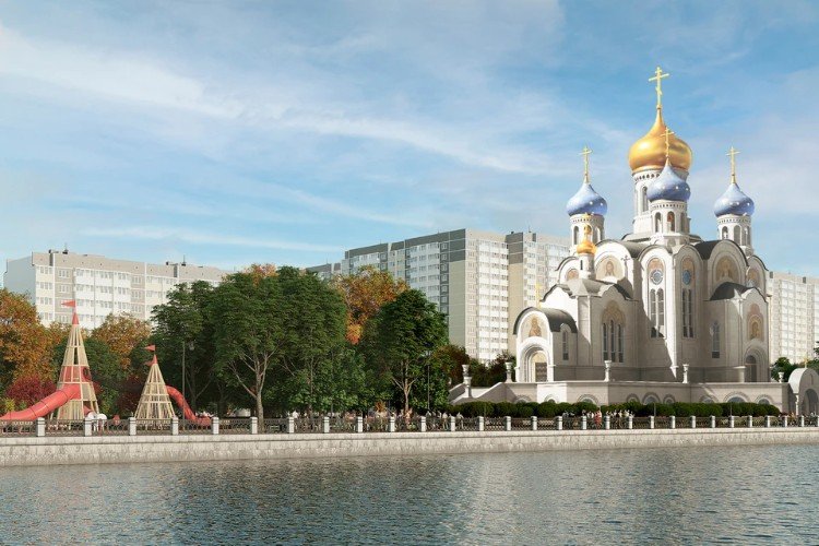 Проект храма в Юбилейном микрорайоне Краснодара