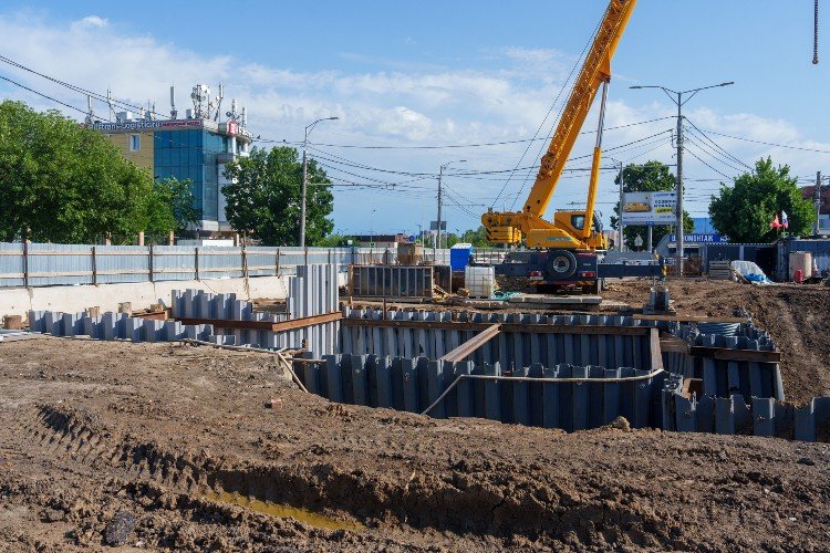 Строительство подземного перехода