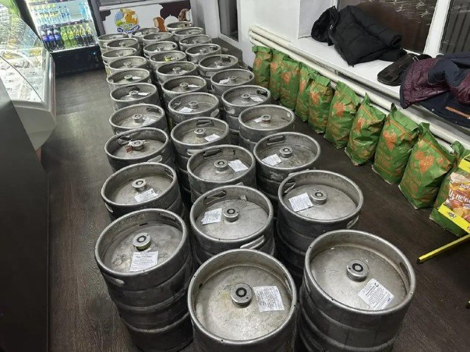 Бочки с пивом