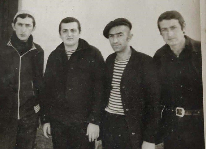 Воры Амза Чаргазия, Авто Кобешавидзе (Копала), Борис Ликликадзе (Атшаура) и Тамаз Кипиани