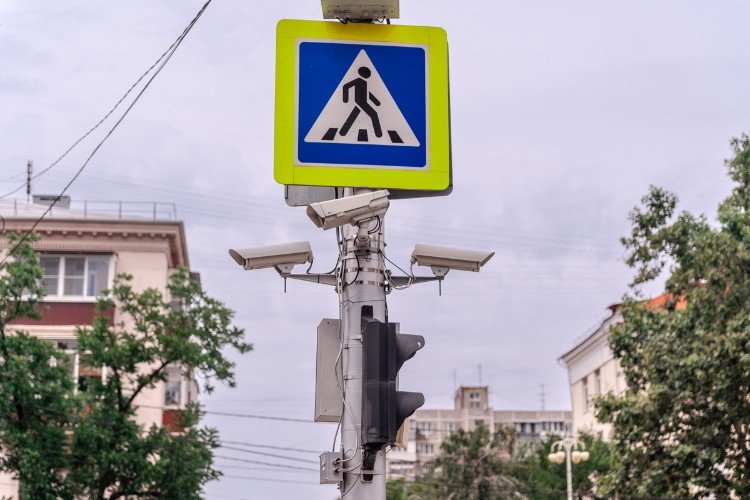 видеокамеры на столбе